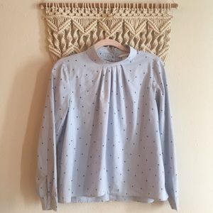 H&M Reverse Button Up Blouse